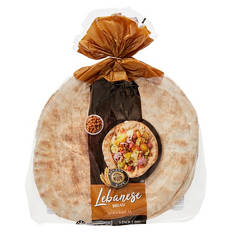 Lebanese Bread Wholemeal 5 Pack 500g